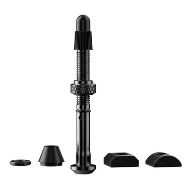 SRAM QUARQ TYREWIZ 2.0 VALVE STEM PACKS - LENGTH B (8.2-15.4MM) INCLUDING 2 VALVES, 2 O-RING SETS, 2 SETS OF SQUARE, O-RING AND ROUND RUBBER SEALS, 1 SEALANT SLEEVE)