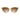 Tifosi Stella Sunglasses Crystal Champagne with Brown Gradient Lens