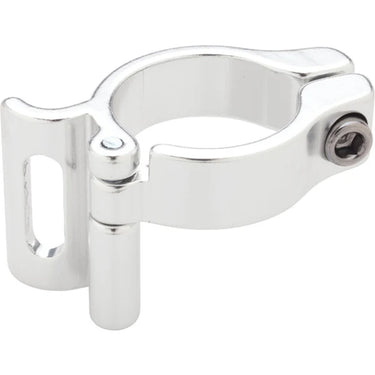 Problem Solvers 31.8mm Adapter Clamp for Braze - On Front Derailleur Silver