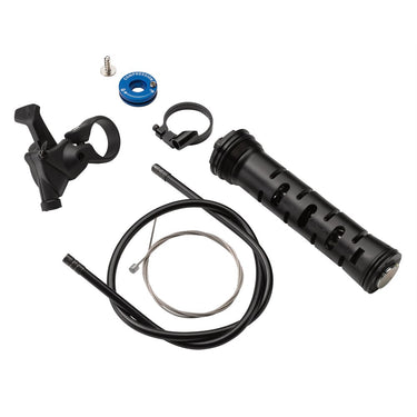 RockShox Remote Upgrade Kit - Turn Key 17mm - (Includes Remote Compression Damper and PopLoc Remote Right 32mm) - Sektor Silver / XC32 / Recon Silver B1