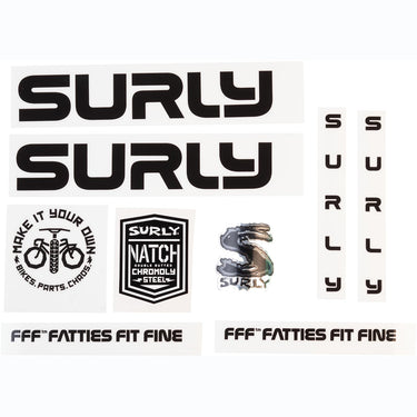 Surly Intergalactic Decal Set Black