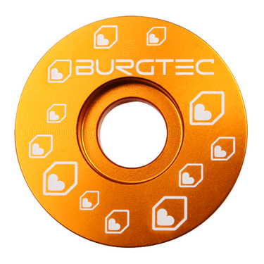 Burgtec Top Caps Iron Bro Orange