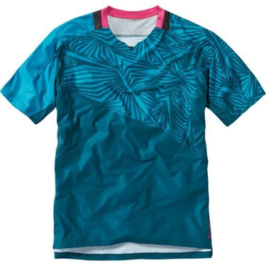 Madison Flux Mens Short Sleeve Blue/China Blue Jersey Front