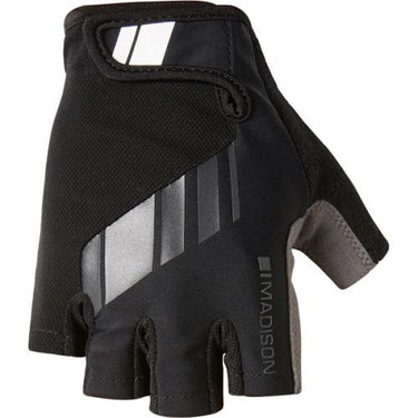 Madison Peloton Mens Black Mitts Front