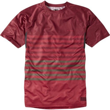 Madison Roam Mens Red/Red Short Sleeve Jersey Front