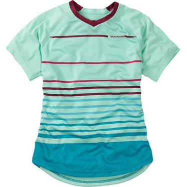 Madison Zena Womens Short Sleeve Sea Green Jersey Front