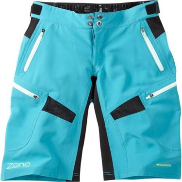 Madison Zena Blue Womens Shorts Front