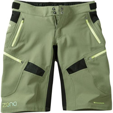 Madison Zena Womens Olive Green Shorts Front
