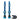 Cush Core 44mm valve set - Royal Blue