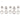 Problem Solvers Chainring Bolts Double Aluminium Silver - 5 Pack
