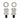Surly Trailer Hitch Mount Nuts for 10mm x 1mm Solid Axles Or Troll / Ogre Direct Mounting
