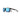 Tifosi Sylo Sunglasses Matte Black with Smoke Bright Blue Lens
