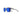 Tifosi Shumo Sunglasses Crystal Smoke with Cobalt Blue Mirror Lens
