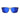 Tifosi Shumo Sunglasses Crystal Smoke with Cobalt Blue Mirror Lens
