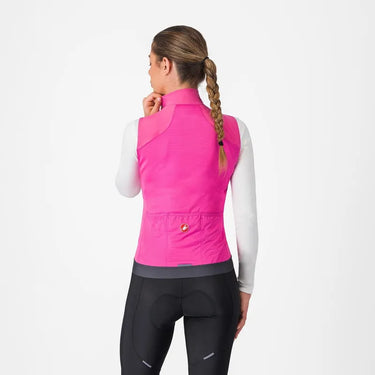 Castelli Espresso Vest Women's Violet Pink / Dary Gray