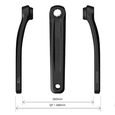 FSA - ISIS SPLINE E-BIKE CRANKS - CK-320/IS - BOSCH G4 / YAMAHA PWX