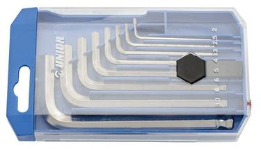 Unior Set of Ball End Hexagon Wrenches, In A Plastic Box
