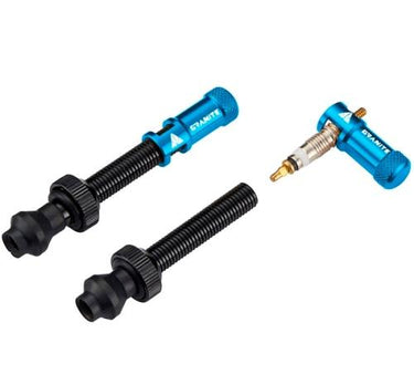 Granite Design Valve Stems and Caps Blue