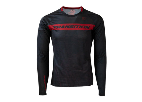 Transition Summit Jersey LS Black and Red
