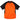 Madison Stellar Mens Short Sleeve Shocking Orange Jersey Front