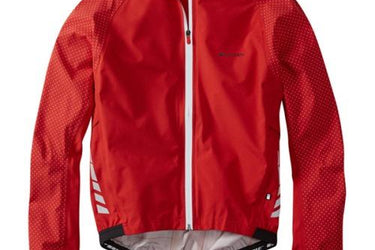 Madison Sportive Hi-Viz Mens Red Jacket Front