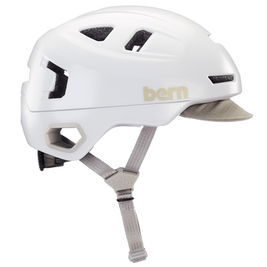 Bern Hudson MIPS Satin White